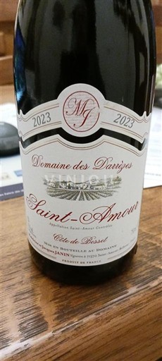 Beaujolais Saint-Amour Domaine des Darrèzes Côte de Besset 2023